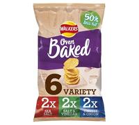 Walkers Baked Variety Multipack Crisps, 6 x 25 g