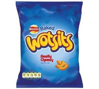 Walkers Baked Wotsits Really Cheesy Corn Puffs 22.5 g (Pack of 48)
