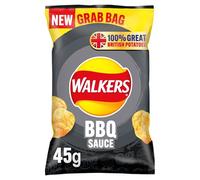Walkers BBQ Sauce Grab Bag Crisps 45g (Case of 32)