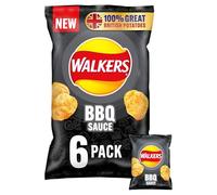 Walkers BBQ Sauce Multipack Crisps 6x25g