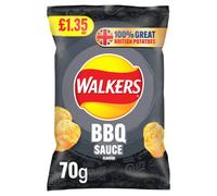 Walkers BBQ Sauce Sharing Bag Crisps 70g (Pack of 18)