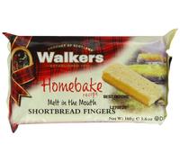 Walkers Cello Homebake Shortbread Fingers 160 g (Pack of 12)