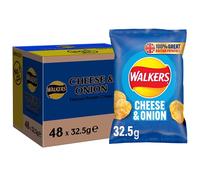 Walkers Cheese and Onion, 32.5 g (Pack of 48)