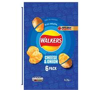 Walkers Cheese and Onion Crisps 6 Pack (18 Packs)