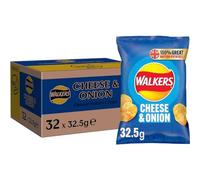 Walkers Cheese and Onion Crisps Chips 32.5g x 32 Pieces