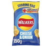 Walkers Cheese & Onion 150G (Pack of 6)
