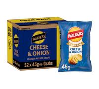 Walkers Snacks Cheese & Onion Crisps Grab Bag 45g