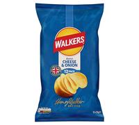 Walkers Cheese & Onion Multipack Crisps 12x25g