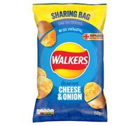 Walkers Cheese & Onion Sharing Crisps 150g