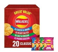 Walkers Classic Variety Multipack Crisps Box 20 x 25g