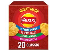 Walkers Classic Variety Multipack Crisps Box 20x25 g