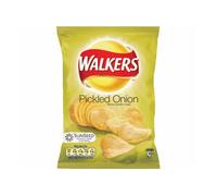 Walkers Crisp Pickled Onion 32.5g Bags (Box of 48)