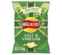 Walkers Snacks Crisp – Salt & Vinegar – 32.5g Bags (Box of 32)