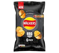 Walkers Crisps BBQ 6 x 25g