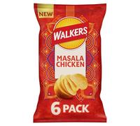 Walkers Crisps Masala Chicken Flavour Multipack 6x25g