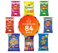 Walkers Crisps Salt Vinegar Cheese Onion Prawn Cocktail Monster Munch French Fries Snacks Mixed 84 Bags