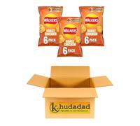 Walkers Crisps Variety Multipack | 18 Snack Packs | Classic British Flavours - Cheese & Onion, Ready Salted & More | Sharing & Snacks (Pack 3-6x Roast Chicken)