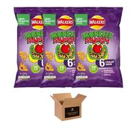 Walkers Crisps Variety Multipack | Assorted Flavours - Classic British Snack Box for Sharing, Lunchbox & Traveling - Family Party Pack Flavored Crispy Snacks (Pack 3, 6xMonster Munch 20g)