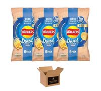 Walkers Crisps Variety Multipack | Assorted Flavours - Classic British Snack Box for Sharing, Lunchbox & Traveling - Family Party Pack Flavored Crispy Snacks (Pack 3, 6xBaked CHeese And Onion 22g)