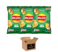 Walkers Crisps Variety Multipack | Assorted Flavours - Classic British Snack Box for Sharing, Lunchbox & Traveling - Family Party Pack Flavored Crispy Snacks (Pack 3, 6xSalt And Vinegar)