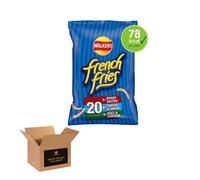 Walkers Crisps Variety Multipack - Snack Size Bags for Lunchboxes, Family Sharing & Traveling - Snack Box for Kids and Adults | Low Calories Baked Flavoured Chips (Pack 1, French Fries-20Mix)