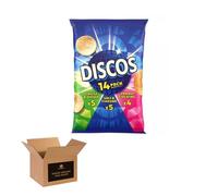 Walkers Crisps Variety Multipack - Snack Size Bags for Lunchboxes, Family Sharing & Traveling - Snack Box for Kids and Adults | Low Calories Baked Flavoured Chips (Pack 1, Discos-14)