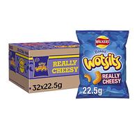 Walkers Crisps Wotsits Really Cheesy Snacks, 22.5g (Case of 32)
