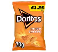 Walkers Doritos TANGY Cheese Tortila Crisps G PMP Bags, 18 X 70