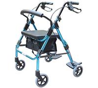 Walkers, Folding Tor Tor Tor Walker Fold Walking Aids with Seat,Ultra Mobility Aid Four Wheels,Tor Walking Frame Adjustable Height