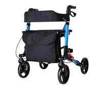 Walkers, Folding tor tor tor Walker Folding tor Walker,4 Wheels Medical Rolling Walker with Seat and Rage Bags Mobility Aid for Adult for Seniors