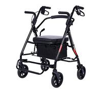 Walkers,Folding Tor Tor Tor Walker Lightweight Rolling Cart Foldable Steel 3 Gear Height Adjustable with Seat and Wheels,for Seniors and Adults