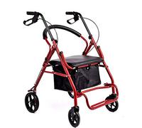 Walkers, Folding Tor Tor Tor Walker with Seat,Folding Four Wheel Walker Wheel Chair with Back Support