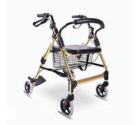 Walkers, Folding Tor Tor Tor with Seat,Aluminum Alloy Rolling Walker with 6-Inch Wheels Supports Up to 600 Lbs,Walker,Walker Frame