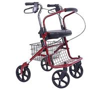 Walkers，Folding tor tor Walker,Folding tor Walker 4 Wheel Medical Rolling with Seat & Bag - Mobility Aid for Adult Senior Elderly & Handicap - Aluminum Transport Chair Outdoor