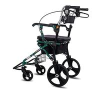 Walkers， Folding tor tor Walker,Medical Folding tor Walker Rolling Walker with Seat & Bag - Mobility Aid for Adult Senior Elderly & Handicap - Aluminum Transport Chair Outdoor