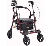 Walkers， Folding tor tor Walker,Walking Aid Height Adjustable,Upright Posture Rolling Walker Large Space,Mobility Portable tor Walker with 4 Wheel for Seniors