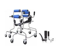 Walkers for Children, Standing e Walker for Disabled Children with Cerebral Palsy - Lower Limb Rehabilitation Training, Adjustable Height and Width, Suitable for 1.2-1.49m