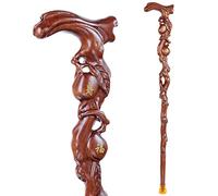 Walkers for seniors Disabled&elderly Lightweight Non-Slip Solid Wood Canes， Men&Women Hiking Wood Walking Sticks Mountaineering Crutch rollator walker， Durable Mobility Aid