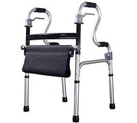 Walkers， for Seniors for The Elderly Walking Frame,tor Walker Aluminium Foldable Height Adjustable Walking Mobility Aids for The Elderly with Seat Wheeled Walker with Arm Rest Lightwe