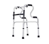 Walkers for Seniors Heavy Duty Rolling Walker, Foldable Upright Walkers with Wheels, Adjustable Height Step Assist for Seniors Adult, Indoor Carpet Rollator Walker(No Wheels)
