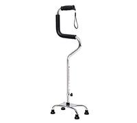 Walkers for Seniors Portable Elderly Assistant Crutches Adjustable Height Walking Stick Aluminum Alloy Cane Non- Slip Non- Slip Walking Stick with Hospital rollator walke (Silver) Comfortable
