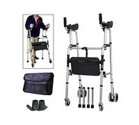Walkers for Seniors Rely On Walking Walker for Seniors Rollator Upright Posture Rolling Walker with Armrest Support Pad, 4 Wheel Walker Rollat