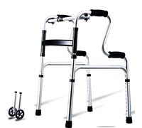Walkers, for Seniors Seniors with Big Wheels,Aluminum Lightweight Adjustable Height Step Assist for Indoor Outside House tor Walker,Durable Mobility Aid