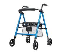Walkers， for Seniors Standing Frame Adult Walker Walking Aid for The Disabled,Adjustable Crutches Old People's Trolley Rehabilitation Equipment tor Walker,Durable Mobility Aid