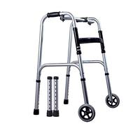 Walkers for Seniors Walker Bariatric Heavy-Duty Folding Walker with Wheels for Seniors,Adults,Extra Wide Front Wheel Walker,Sized for Adults Up to 450