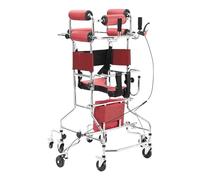 Walkers for Seniors, Walker with Cerebral Palsy, Hemiplegia Stroke Rehabilitation Standing Frame Adult Walker Walking Aid for The Disabled (Color : A, Size : 150-180cm) (A+seat Plate 150180c