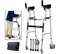 Walkers for Seniors Walkers for The Elderly Walker for Seniors Rollator Upright Posture Rolling Walker with Armrest Support Pad,4 Wheel Walker Rollato
