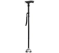 Walkers for Seniors Walking Stick Illuminated Multifunctional Folding Elderly Crutches Telescopic Height-Adjustable Walking Stick Tripod Anti-Slip Walker rollator Walker, Comfortable Anniversary
