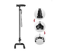 Walkers for seniors Walking Sticks With LED Light - Lightweight Adjustable Height Canes T Handle Walking Crutch， For Men Women Arthritis Seniors rollator walker， Durable Mobility Aid