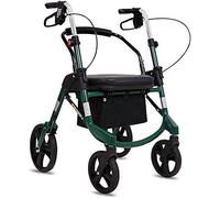 Walkers for Seniors Wheeled Walker Upright Posture Rolling Walker Foldable, Junior Drive 4 Wheel Walker Rollator, Compact Rolling Walker -Roll
